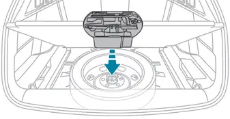 Peugeot 308 > La rueda pinchada no puede colocarse